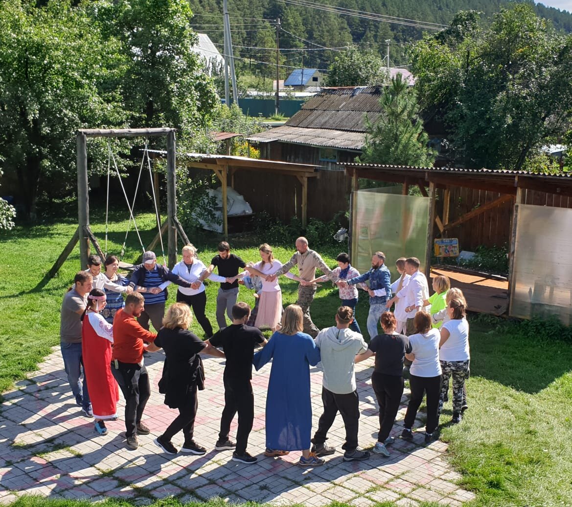 Алтай, с. Чепош, этно-центр "Десятиручка"