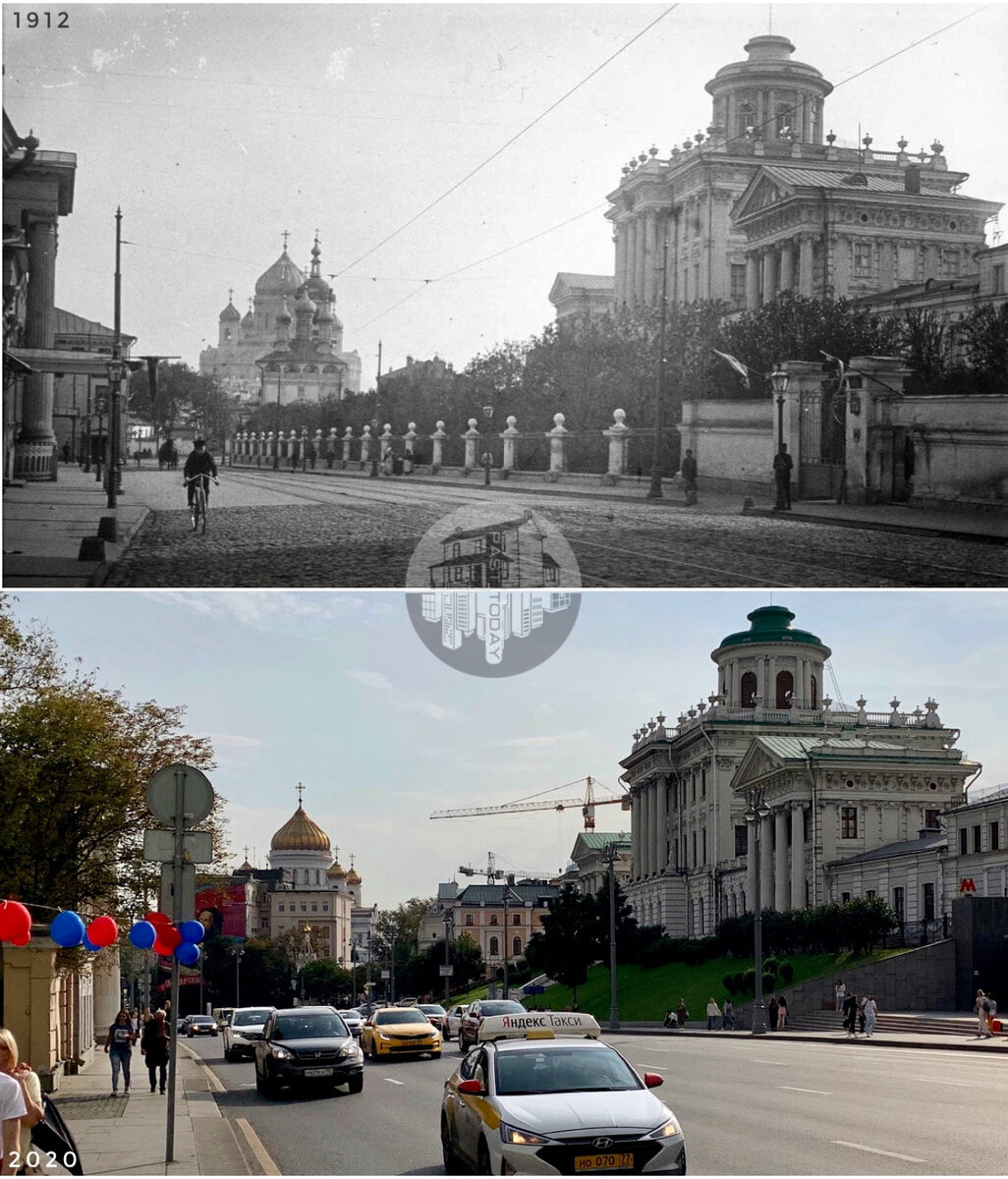 Моховая улица, Румянцевский музей (дом Пашкова) 1912/2020