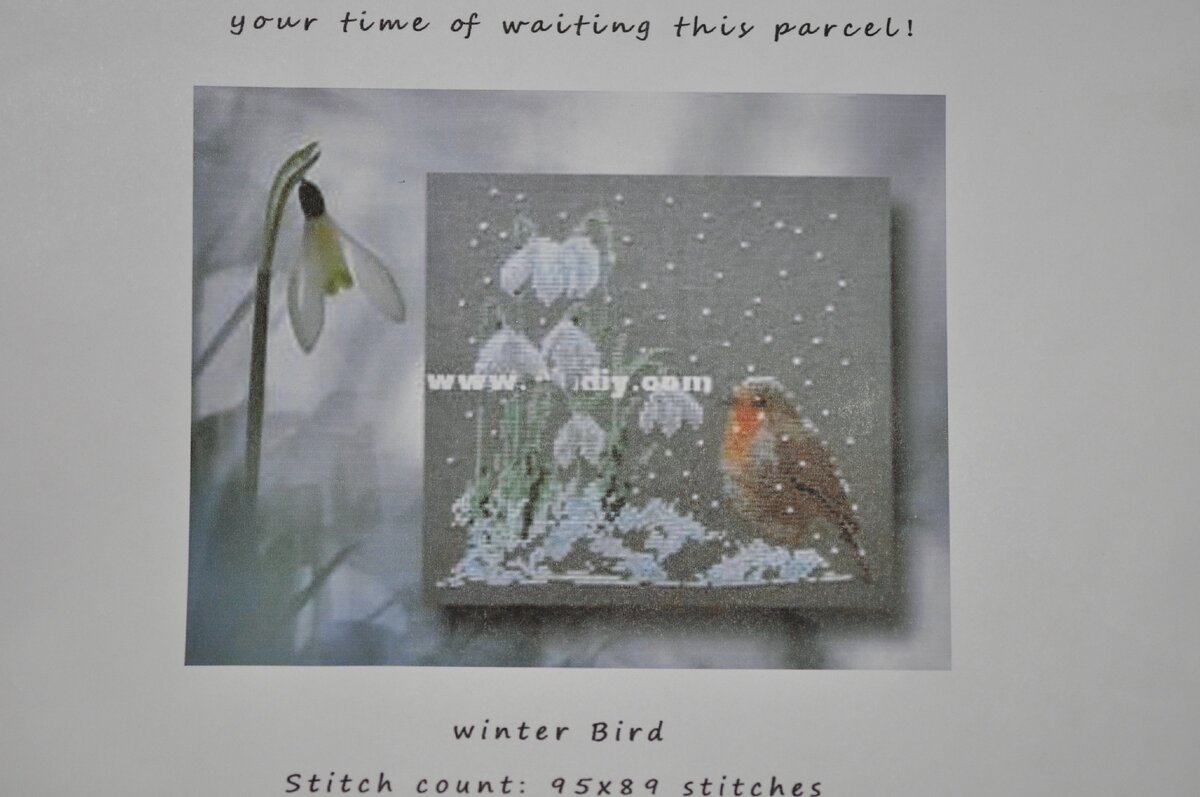 Птичка. Набор с aliexpress. магазин Амишоп