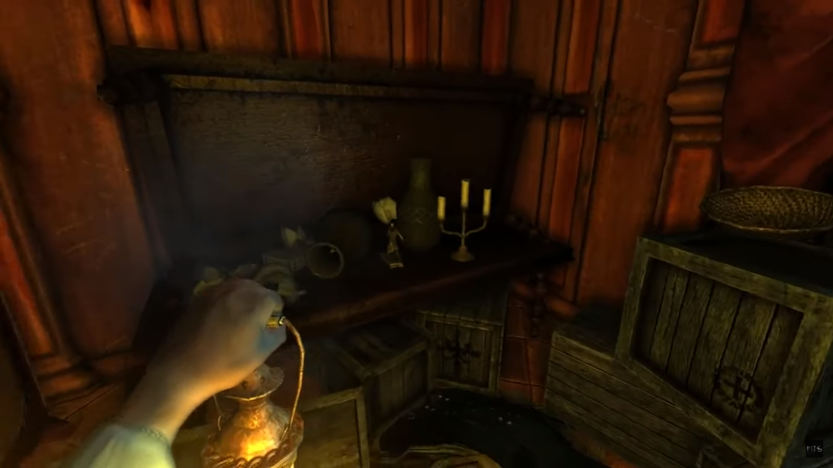 Амнезия, кадр из игры.