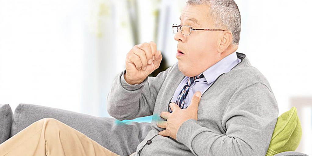 Сухой сердечный кашель.