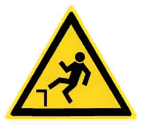 W15 Осторожно. Возможность падения с высоты