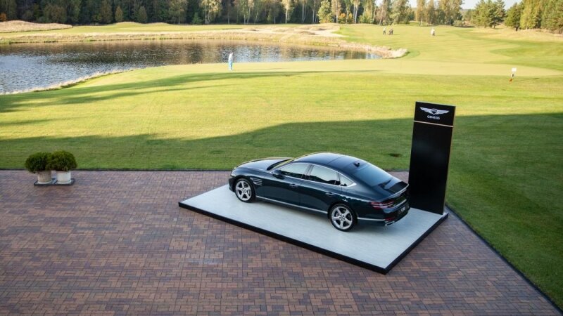 Genesis провел закрытый показ нового бизнес-седана G80