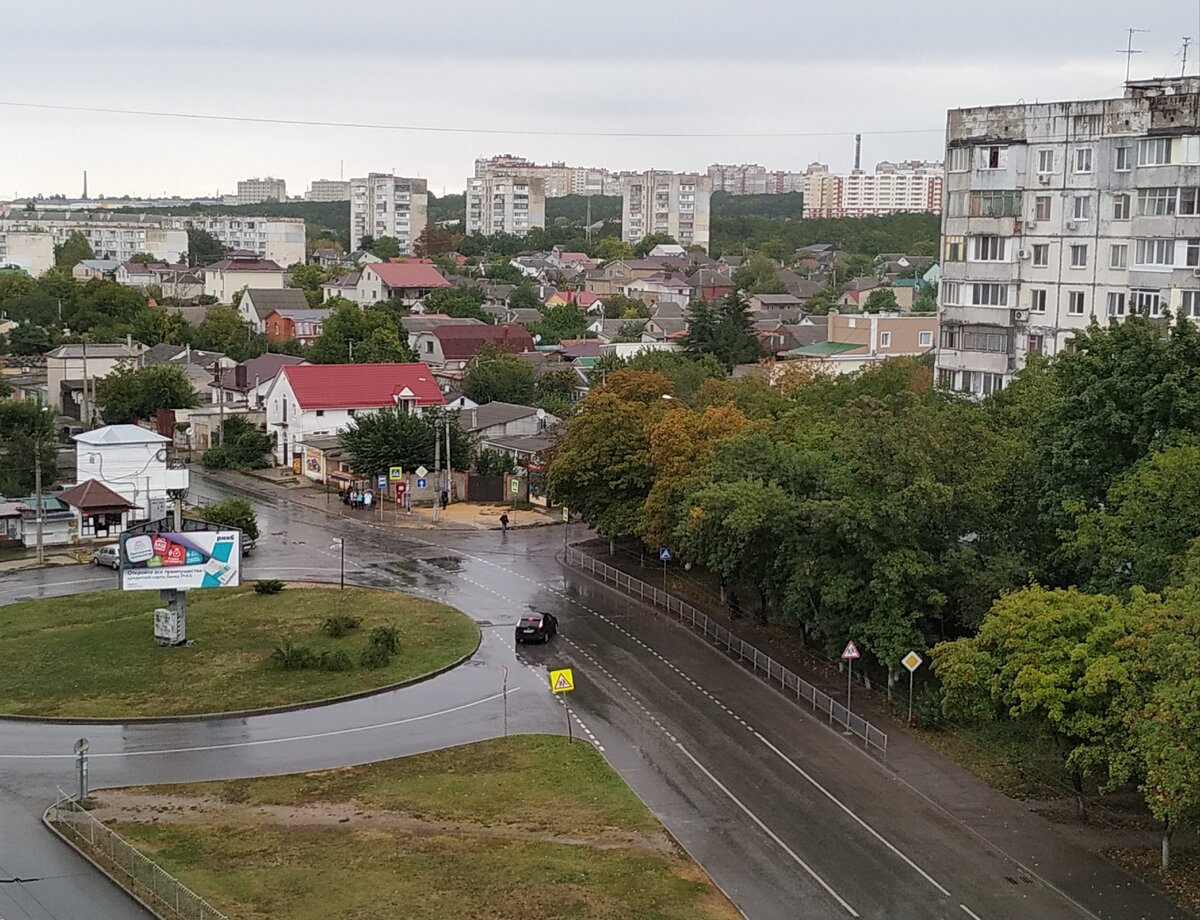 моросящий дождь в крымской столице
