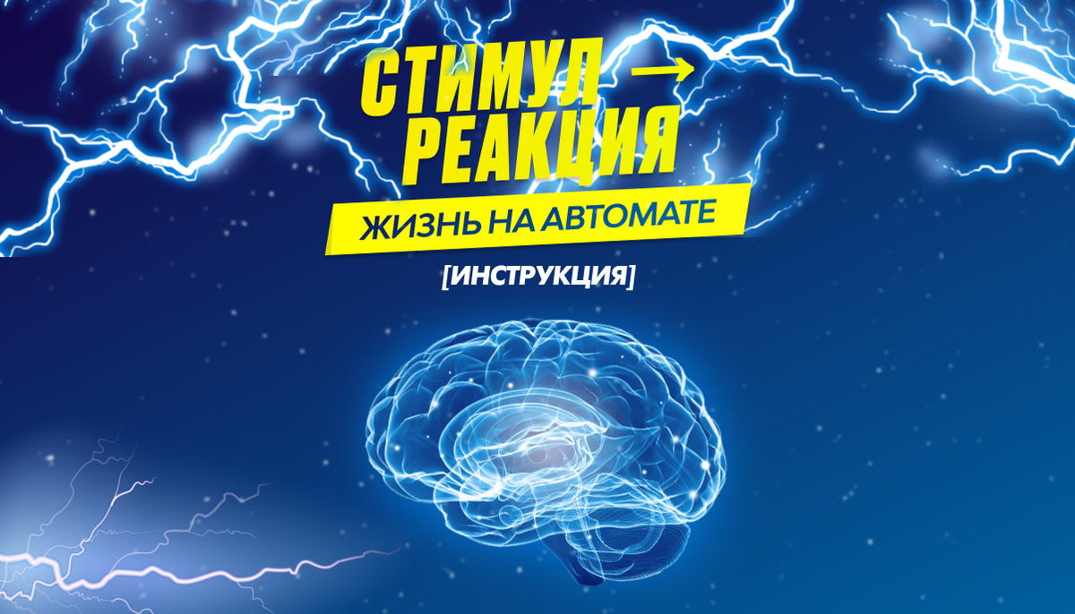 СТИМУЛ → РЕАКЦИЯ / Жизнь на Автомате 📝[Инструкция] | Дмитрий Ерофеев | Дзен