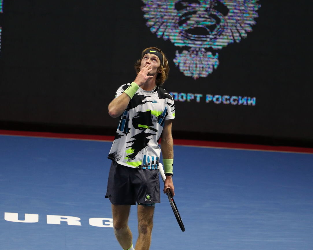 Андрей Рублёв вышел в четвертьфинал St. Petersburg Open 2020 