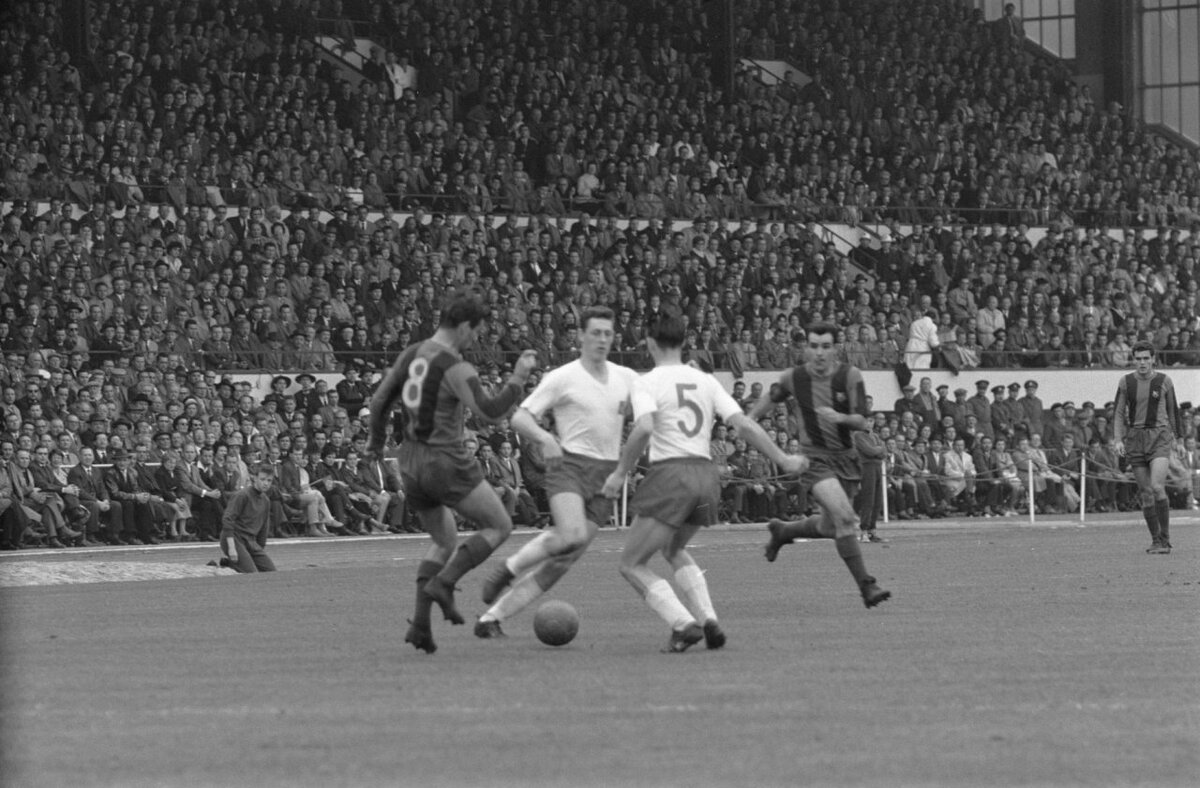 Europa cup 1961 Barcelona - Hamburg 5. Автор: Harry Pot / Wikimedia (CC BY-SA 3.0)