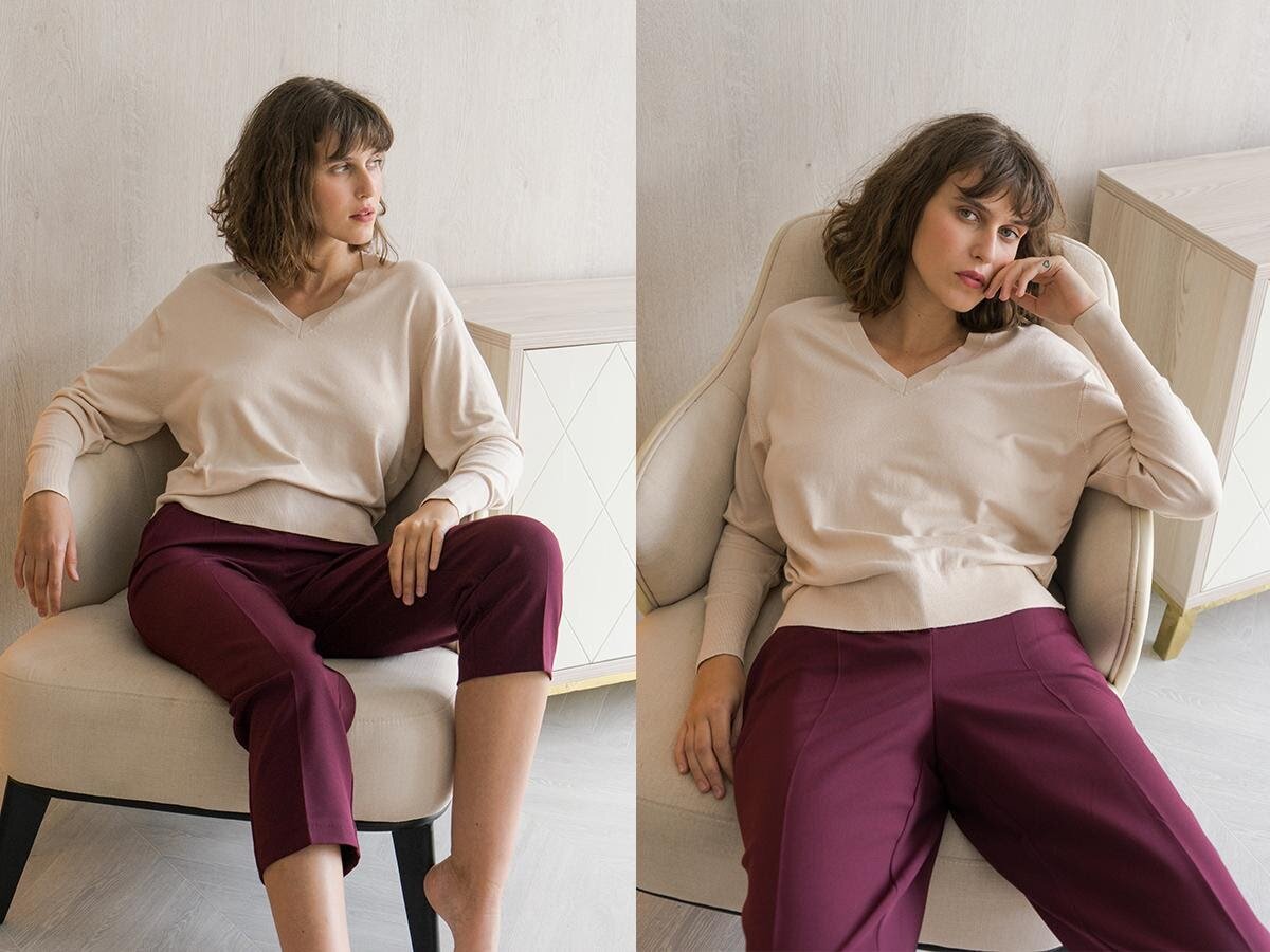 джемпер Zarina, арт. 12196171
брюки BAON, арт. 10058788