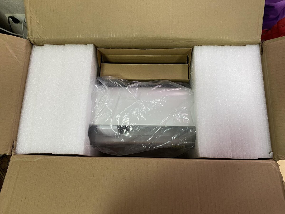 Плоттер - распаковка