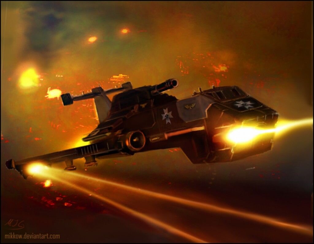 Катер Чёрных Храмовников. Прикрывает огнём десант