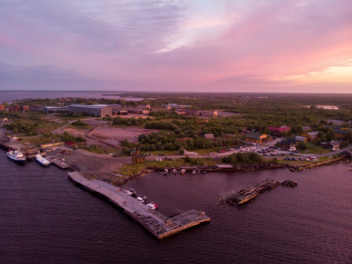 Посёлок Рабочеостровск Карелия