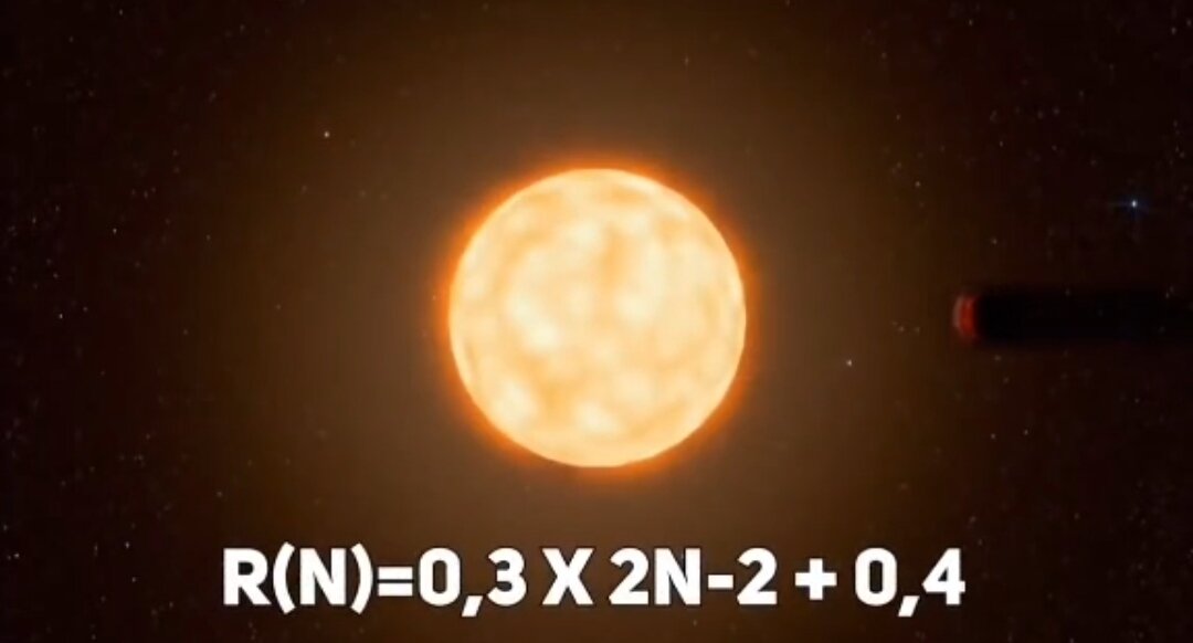 Где "N" - порядковый номер планеты, а "R" - расстояние до планеты в астрономических единицах. При этом одна астрономическая единица равна расстоянию от Земли до Солнца. То есть чтобы вычислить расстояние от Солнца до любой планеты нужно лишь знать расстояние от Земли до Солнца. Вам не кажется странным что из всех планет Солнечной системы именно Земля единственная обитаемая планета играет столь важную роль в этом уравнении? На самом деле есть версия которая всё объясняет. 