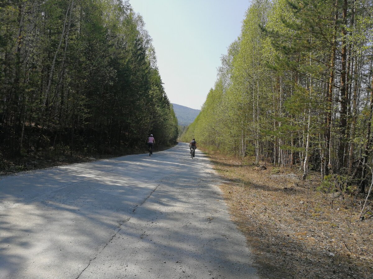 Один из участков дороги