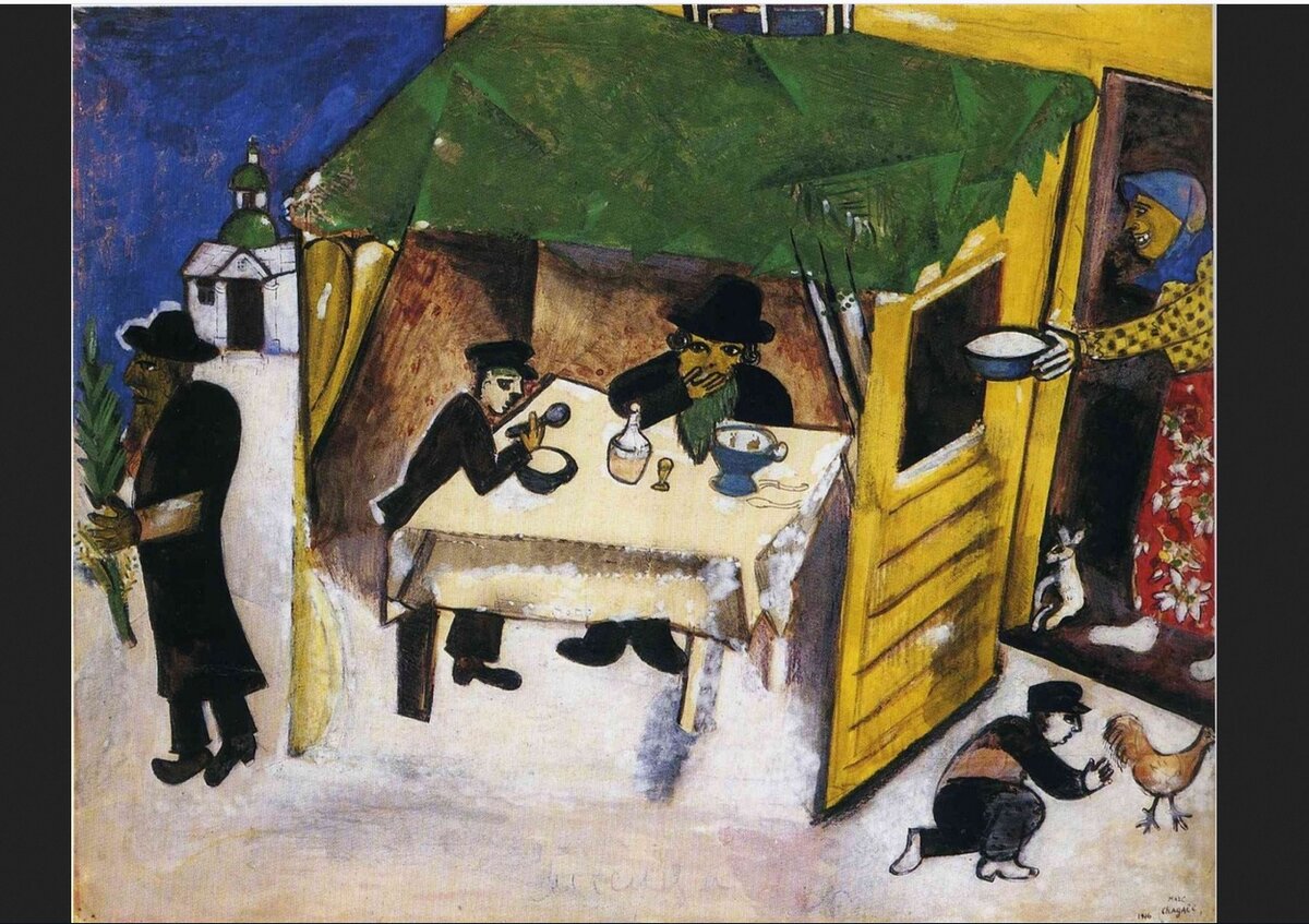 Марк Шагал "Праздник Кущей, или Суккот"