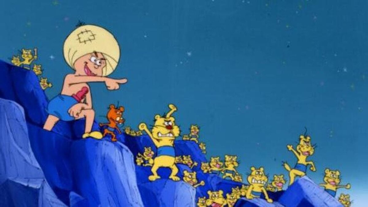 Кадр из мультфильма "Али-баба и 40 разбойников"