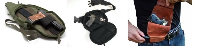 Примеры сумок-кобур
