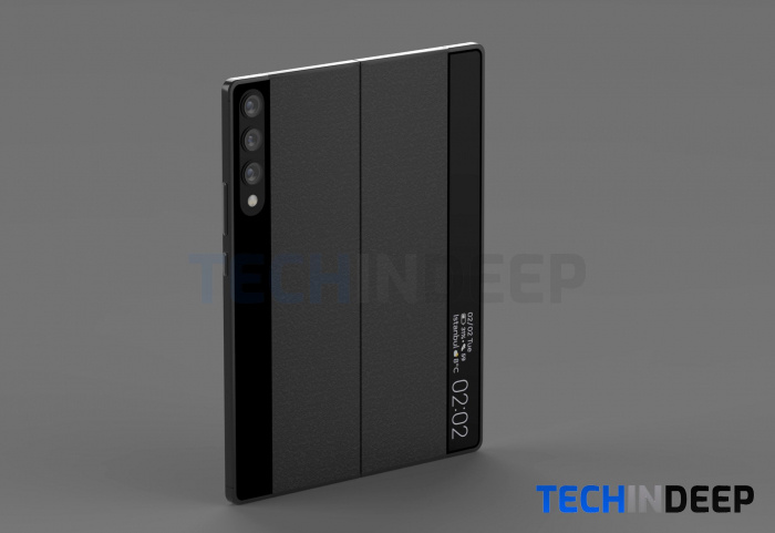 Задняя сторона Xiaomi Mi Mix Fold 