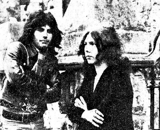 Фредди Меркьюри и Крис Дамметт. Фото из открытых источников