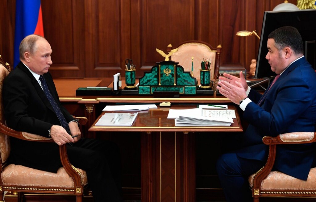 Игоря Руденю после встречи с Путиным отметили в рейтинге «Губернаторская повестка»