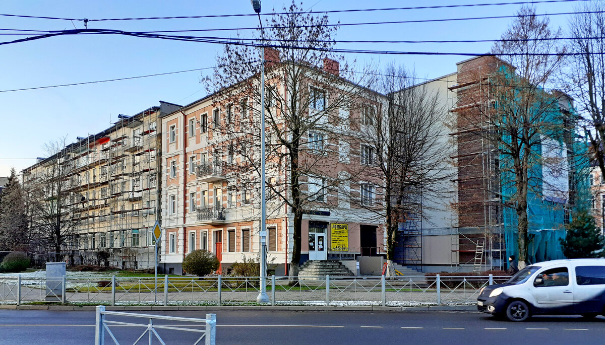 Угол улиц Ленина и Ломоносова в г. Советске Калининградкой обл.