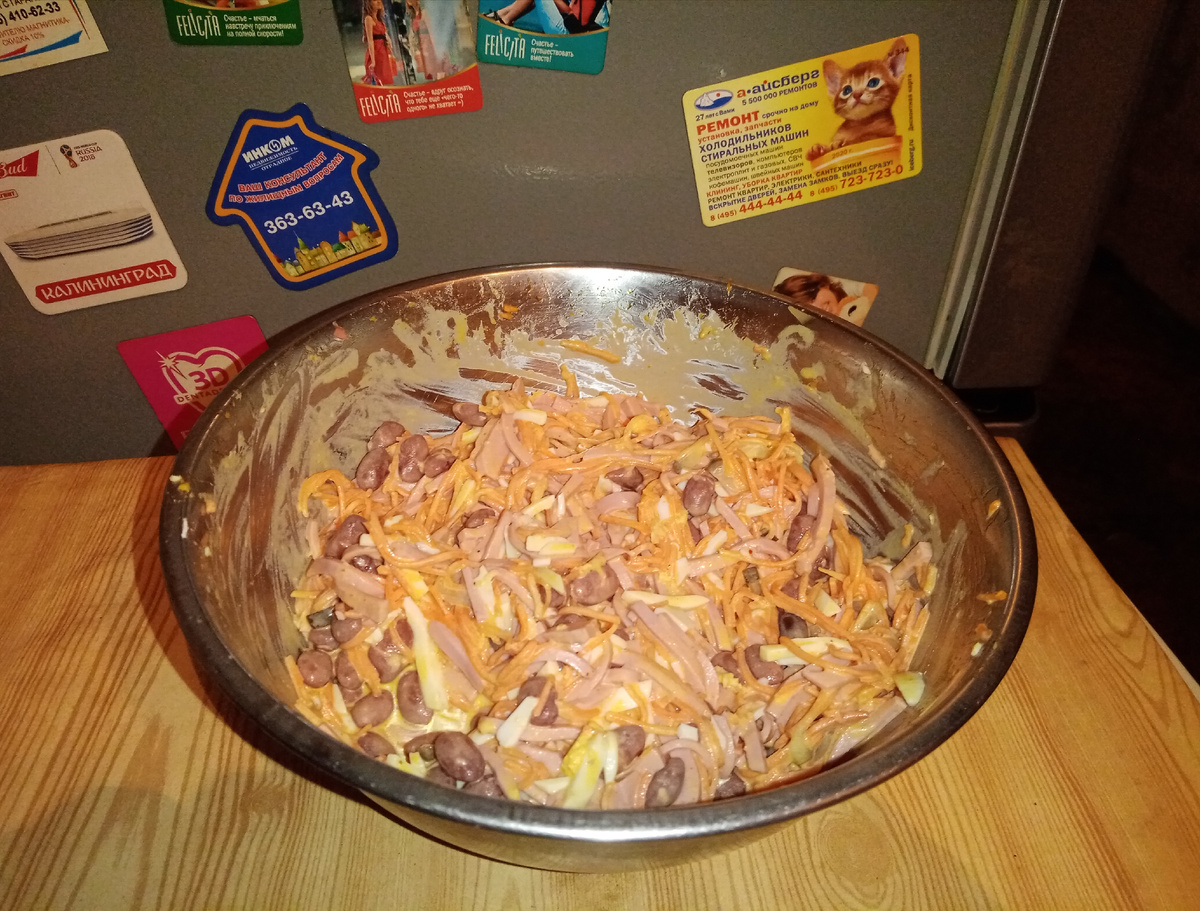 Готовый салатик)