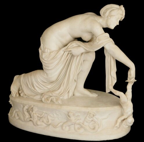 Фетида и младенец Ахилл. Фото из открытых источников