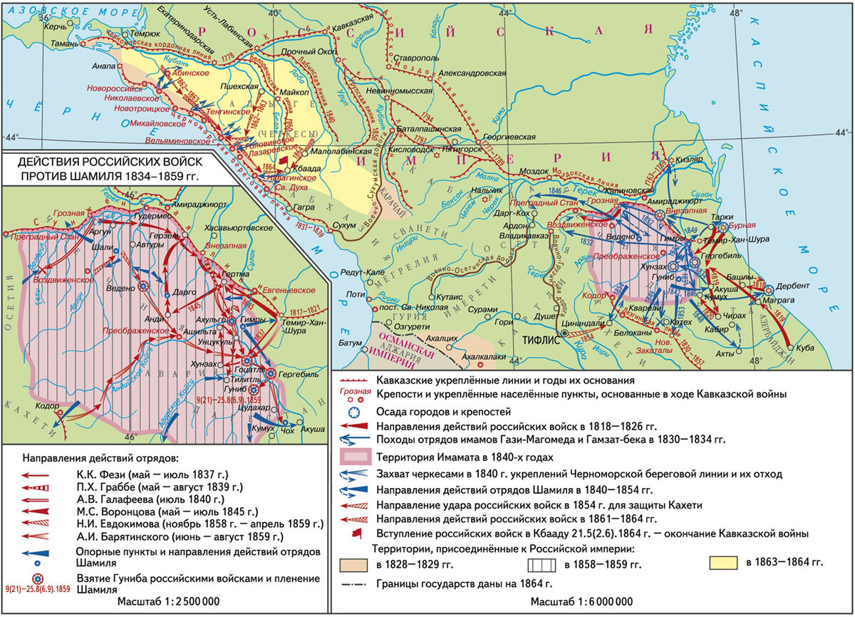 Территории присоединенные к россии с 1802 по 1855 карта