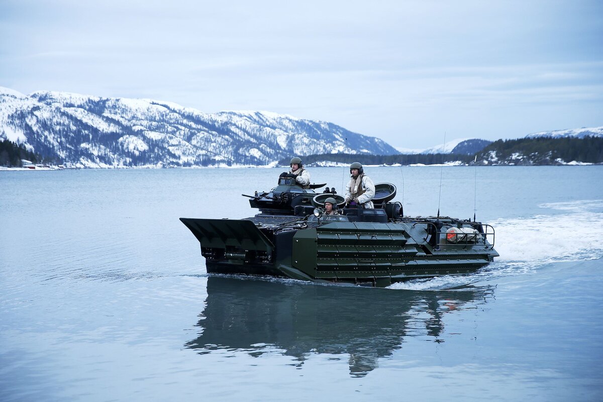 Кадры подготовки ВС НАТО к учениям "Cold Response - 2022"