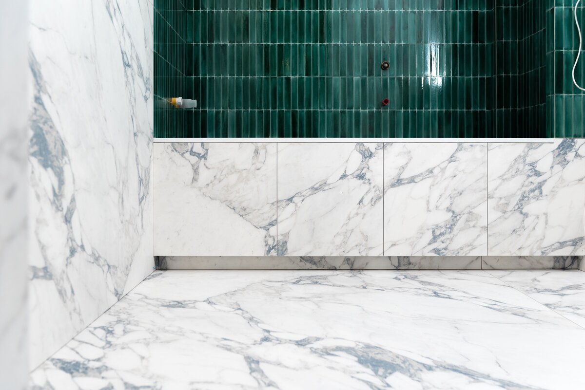 Плитка в ванной комнате. 