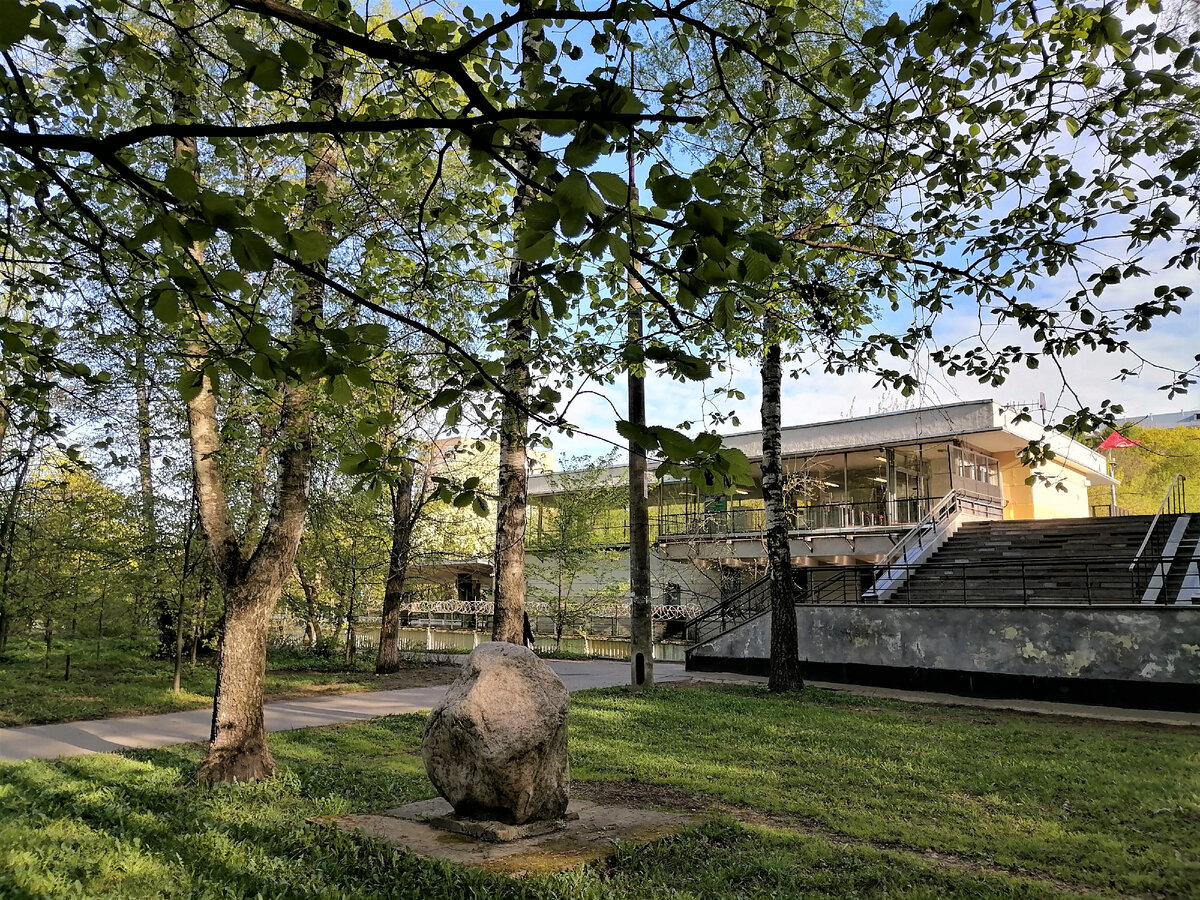 Метро, вид из Измайловского лесопарка