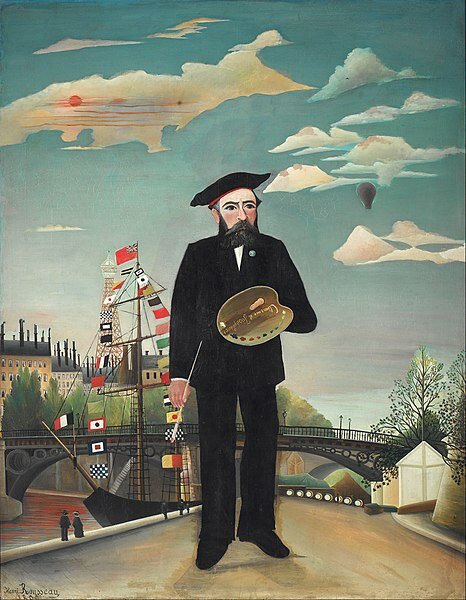 Анри Руссо - Автопортрет, 1890.