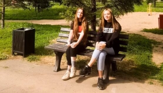 Пример полимерпесчаной скамейки