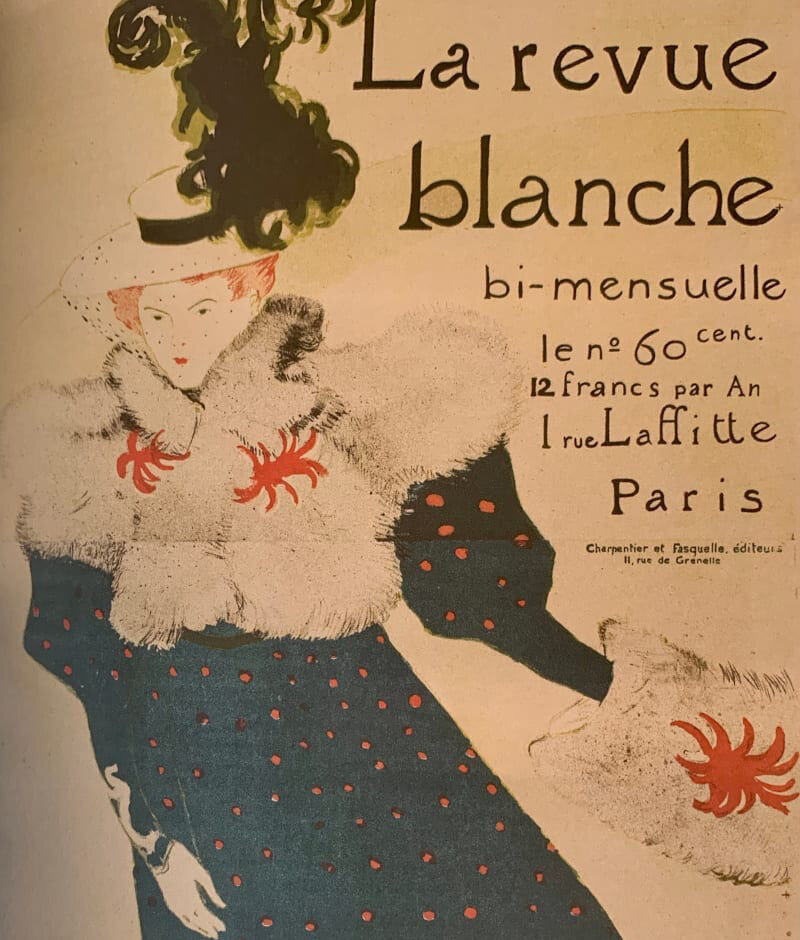 Афиша журнала "Ревю Бланш"