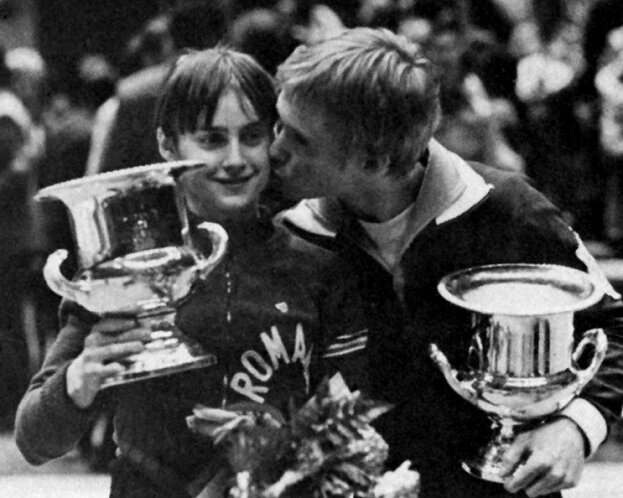     Надя Комэнеч и Барт Коннор.из личного архива пары