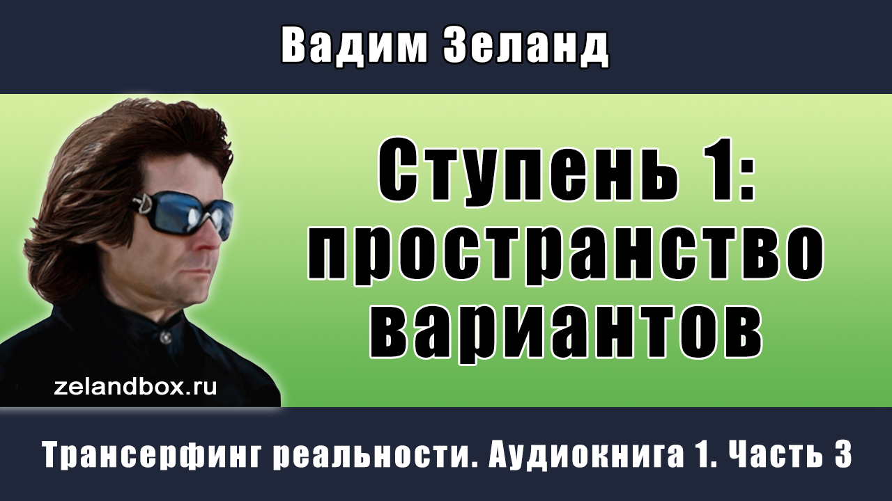 Вадим Зеланд: «Трансерфинг реальности. Ступень I: пространство вариантов» -  аудиокнига 1, часть 3. Слушать онлайн бесплатно | Вадим Зеланд -  Трансерфинг реальности | Дзен