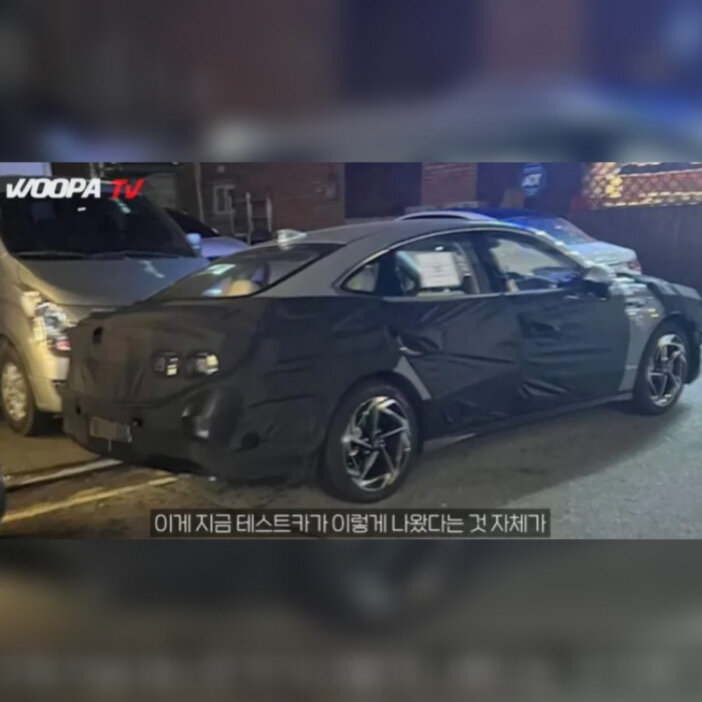     Обновленная Hyundai Sonata впервые замечена на дорожных тестах Фото: Woopa TV