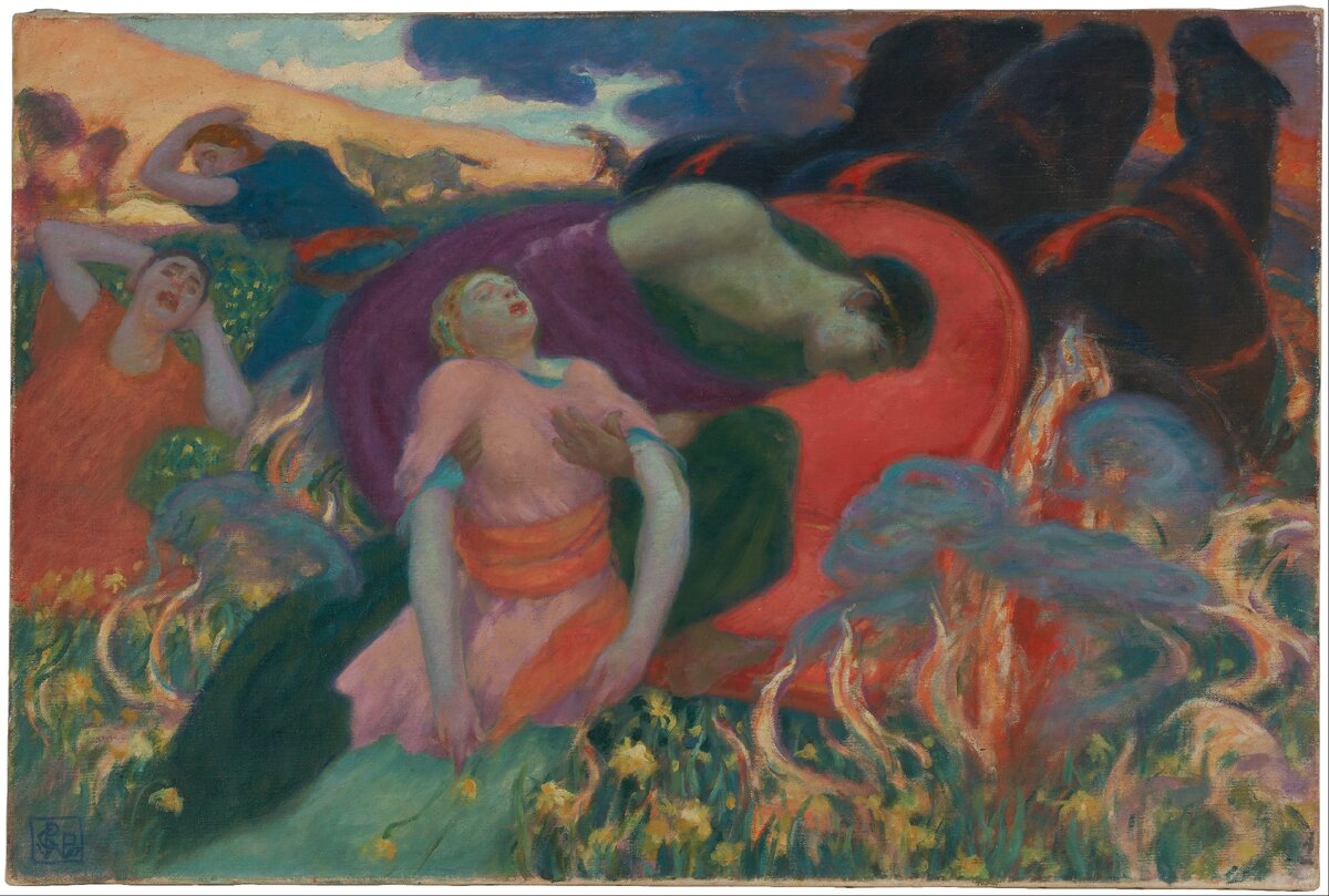 Похищение Персефоны — Руперт Банни (1864–1947)