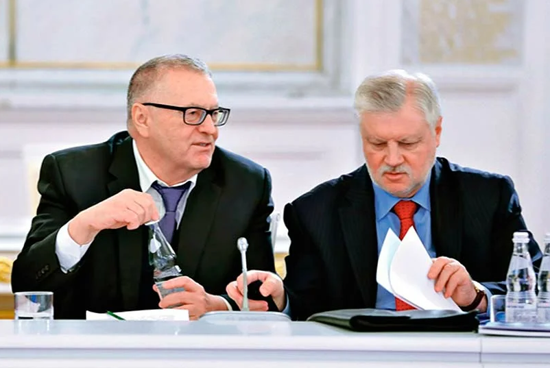 Миронов и Жириновский разбираются, кто первый высказался за роспуск «людоедского» ПФР