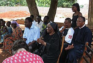 Мать Мария-Агния, отец Феофил и Эрик Беханзин