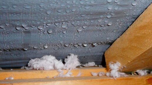 Убираем причины конденсата на кровле - утепление крыши без вентзазора ...