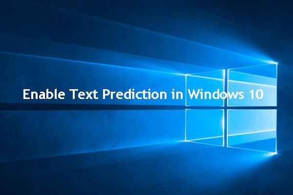 Text Predictions in Word for Windows