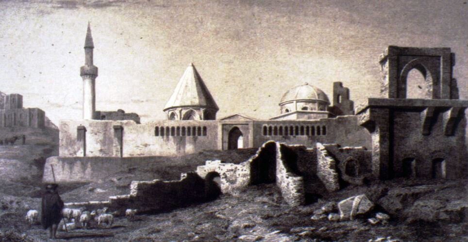 На гравюре XVII века развалины дворца Ала ад-Дина (источник фото: islamansiklopedisi.org.tr)
