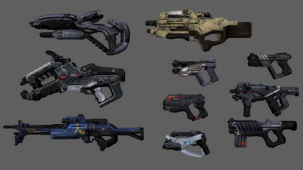 Топ 4 оружия в Mass Effect 2.