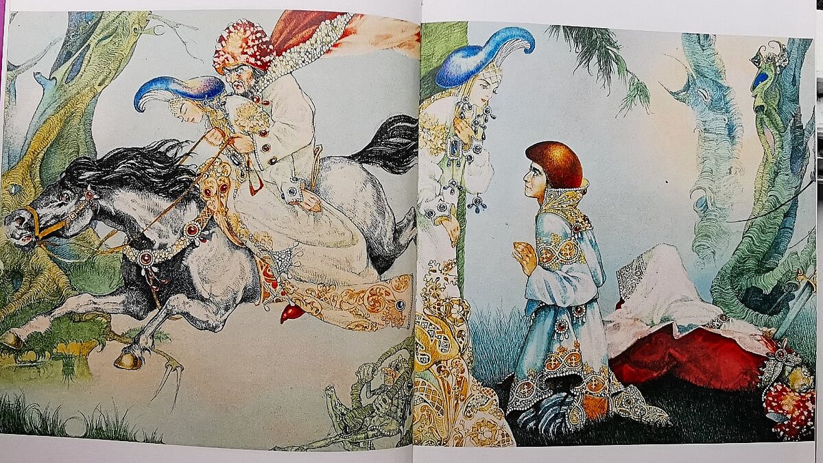 Иллюстрация к сказке "Грибной переполох", фото автора из книги В. Даувальдер 