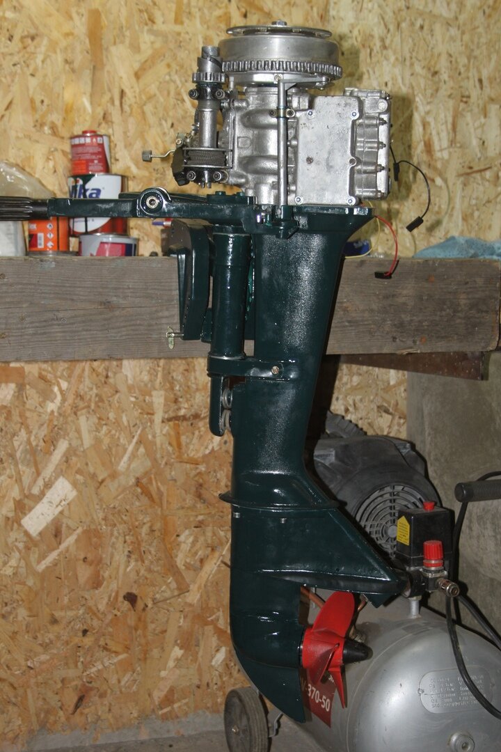 собрал мотор "Ветерок-8М"