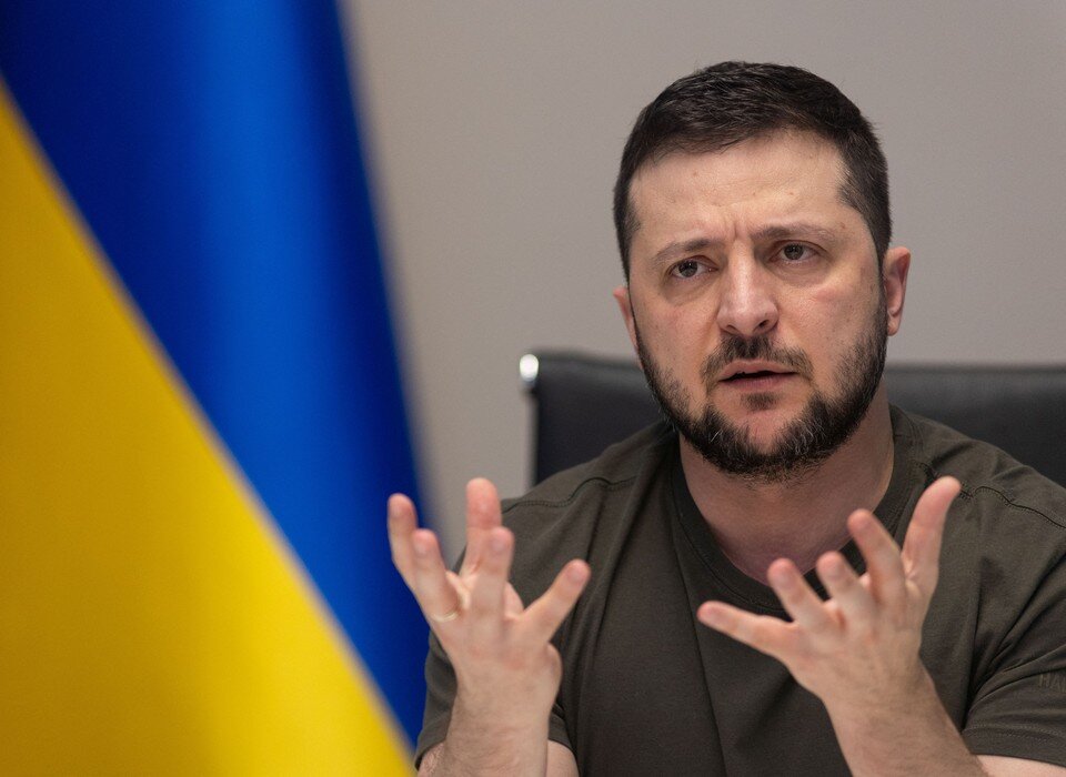     Президент Украины Владимир Зеленский.  REUTERS