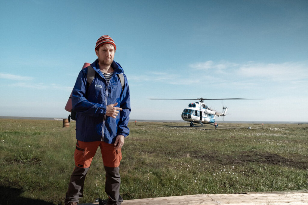 Все вещи на две недели экспедиции поместились в мой походный рюкзак