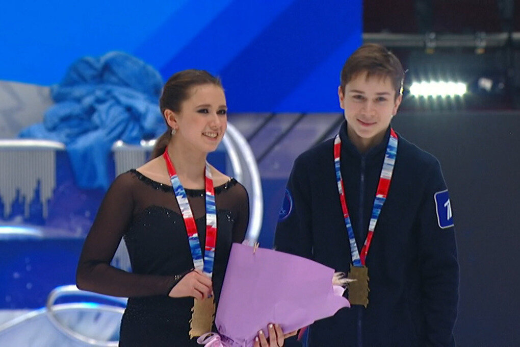 Камила Валиева и Григорий Фёдоров - победители каждый в своём виде. Фото из открытых источников