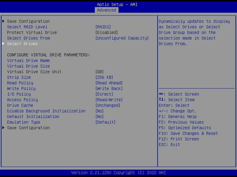 Raid массив. Настройка Raid массива BIOS.