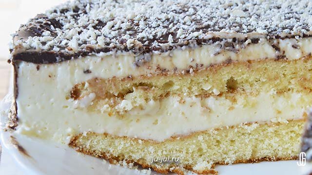 Торт Птичье молоко по ГОСТу на агар-агаре